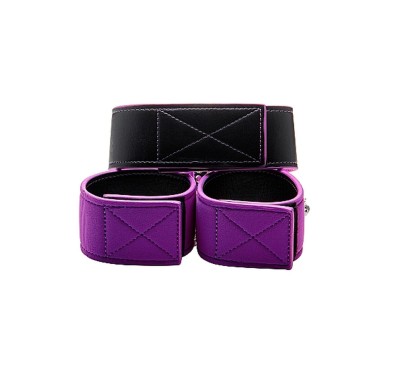 Reversible Collar and Wrist Cuffs - Purple